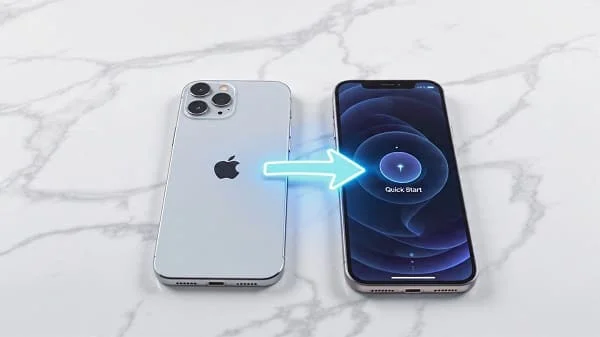 كيف انقل بيانات جوالي القديم للجديد ايفون