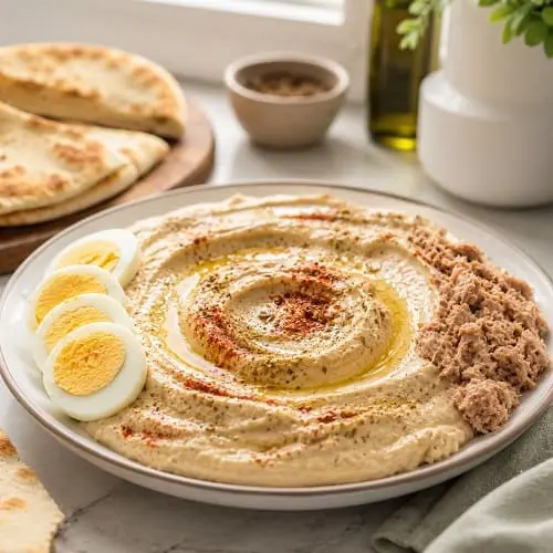 حمص سريع مشبع كعشاء خفيف خلال 15 دقيقة
