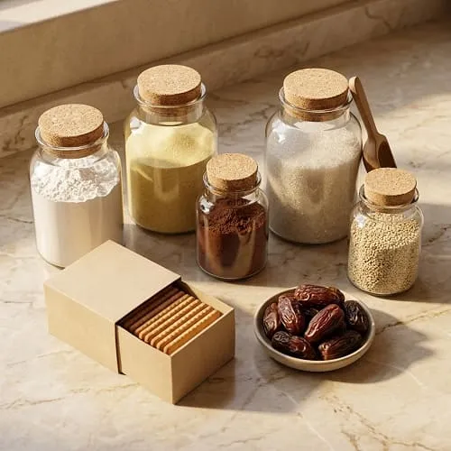 مكونات اقتصادية أساسية لعمل حلويات منزلية سهلة