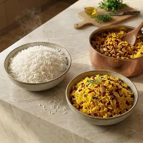 طرق تخفيف الملح الزائد في الأرز بعد الاستواء